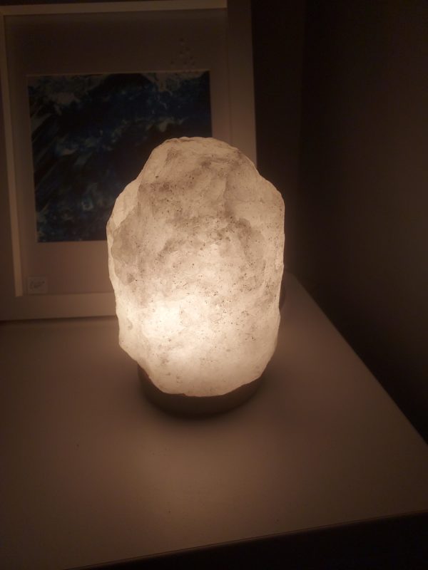 Natural White Himalayan Salt Lamp